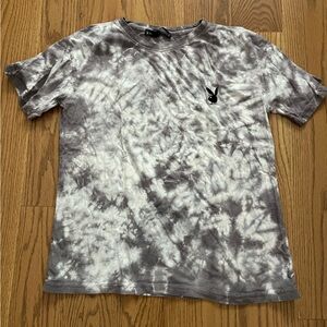 Playboy Gray Tie-Dye T-Shirt